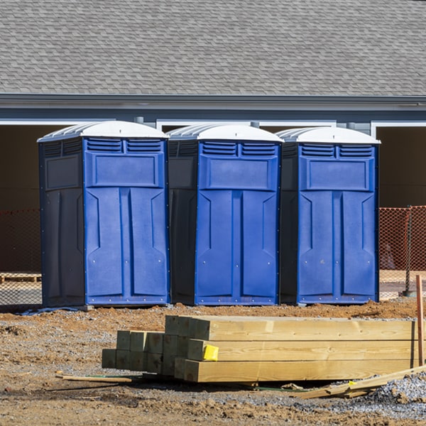 how often are the porta potties cleaned and serviced during a rental period in Malta New York